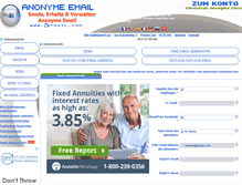 Tablet Screenshot of anonyme-email.5ymail.com